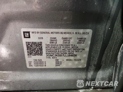 Zdjęcie 13 z 13 samochodu: 2020 CHEVROLET TRAX LS VIN:3GNCJKSB7LL194626 - miniatura