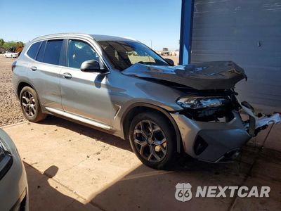 Czwarte zdjęcie samochodu z boku: 2024 BMW X3 SDRIVE30I VIN:5UX43DP08R9U33546 - miniatura