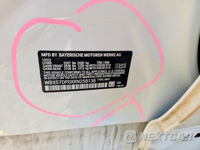 Zdjęcie 14 z 14 samochodu: 2024 BMW X3 XDRIVE30I VIN:WBX57DP0XRN258138 - miniatura