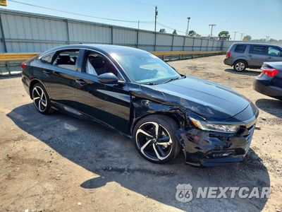 Czwarte zdjęcie samochodu z boku: 2020 HONDA ACCORD SPORT VIN:1HGCV1F37LA803247 - miniatura