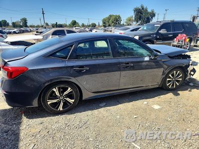 Trzecie zdjęcie samochodu z tyłu: 2022 HONDA CIVIC SPORT VIN:2HGFE2F53NH543230 - miniatura