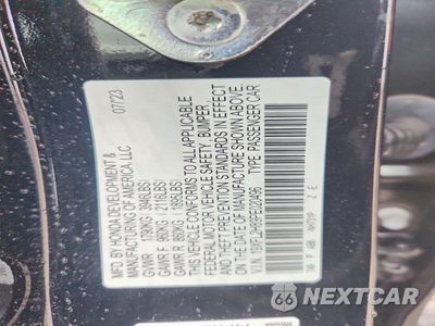 Zdjęcie 12 z 12 samochodu: 2023 HONDA CIVIC SPORT VIN:19XFL2H89PE020496 - miniatura