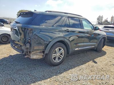 Trzecie zdjęcie samochodu z tyłu: 2022 FORD EXPLORER XLT VIN:1FMSK7DH1NGA76381 - miniatura