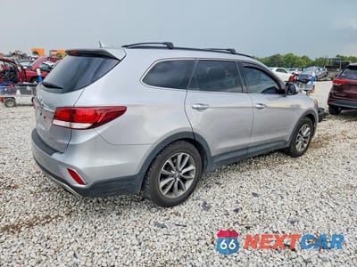 Trzecie zdjęcie samochodu z tyłu: 2017 HYUNDAI SANTA FE SE VIN:KM8SM4HF1HU250747 - miniatura
