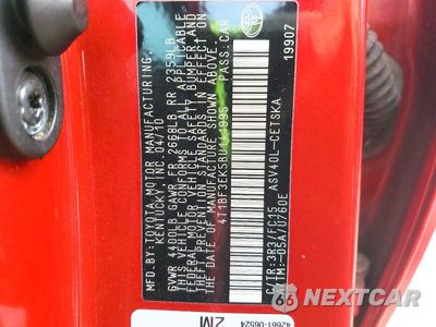 Zdjęcie 12 z 12 samochodu: 2011 TOYOTA CAMRY SE VIN:4T1BF3EK5BU141995 - miniatura
