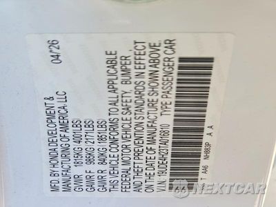 Zdjęcie 13 z 13 samochodu: 2026 ACURA INTEGRA VIN:19UDE4H23TA016810 - miniatura