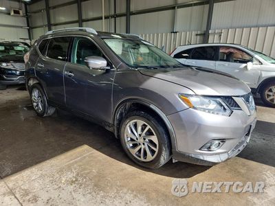 Czwarte zdjęcie samochodu z boku: 2015 NISSAN ROGUE SL VIN:5N1AT2MV5FC895436 - miniatura