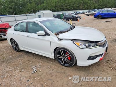 Czwarte zdjęcie samochodu z boku: 2016 HONDA ACCORD SPORT VIN:1HGCR2F54GA072214 - miniatura