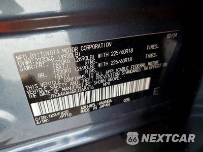 Zdjęcie 13 z 13 samochodu: 2024 TOYOTA VENZA LE VIN:JTEAAAAH4RJ168416 - miniatura