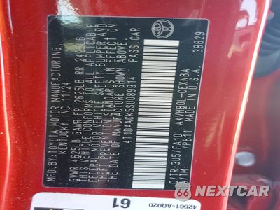 Zdjęcie 12 z 12 samochodu: 2025 TOYOTA CAMRY LE VIN:4T1DAACK5SU089914 - miniatura