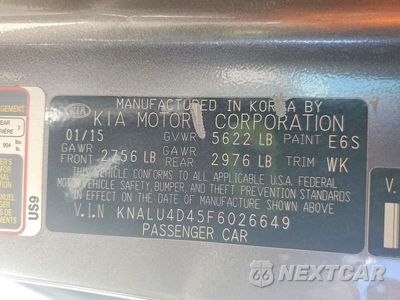 Zdjęcie 12 z 12 samochodu: 2015 KIA K900 PREMIUM VIN:KNALU4D45F6026649 - miniatura