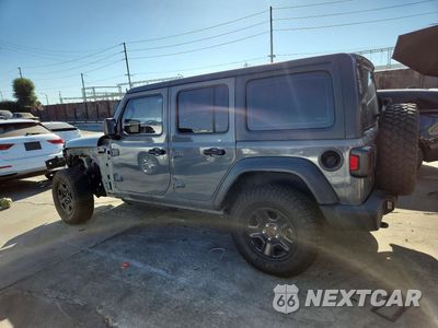Drugie zdjęcie samochodu z przodu: 2018 JEEP WRANGLER UNLIMITED SPORT VIN:1C4HJXDN2JW232581 - miniatura