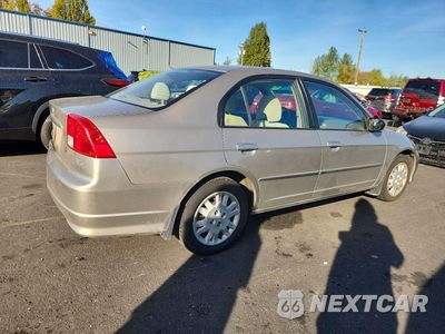 Trzecie zdjęcie samochodu z tyłu: 2004 HONDA CIVIC LX VIN:2HGES16514H526472 - miniatura