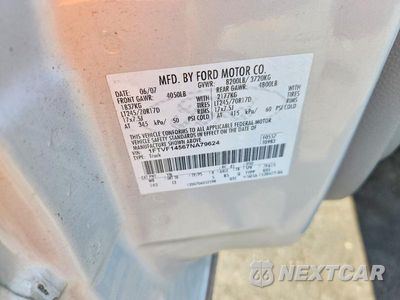 Zdjęcie 12 z 12 samochodu: 2007 FORD F150 VIN:1FTVF14567NA79624 - miniatura
