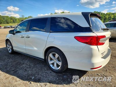 Drugie zdjęcie samochodu z przodu: 2019 HONDA ODYSSEY EXL VIN:5FNRL6H71KB021687 - miniatura