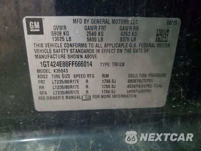 Zdjęcie 12 z 12 samochodu: 2015 GMC SIERRA K3500 DENALI VIN:1GT424E88FF666014 - miniatura