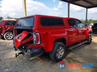 Trzecie zdjęcie samochodu z tyłu: 2016 GMC CANYON SLE VIN:1GTG5CE37G1183535 - miniatura