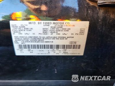 Zdjęcie 13 z 13 samochodu: 2014 FORD EXPLORER XLT VIN:1FM5K8D82EGC48615 - miniatura