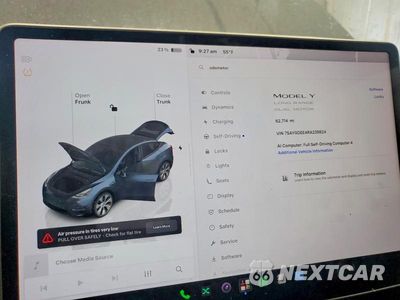 Zdjęcie 9 z 12 samochodu: 2024 TESLA MODEL Y VIN:7SAYGDEE4RA235624 - miniatura