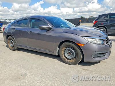 Czwarte zdjęcie samochodu z boku: 2017 HONDA CIVIC LX VIN:19XFC2F51HE036699 - miniatura