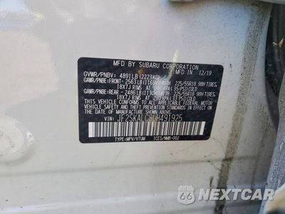 Zdjęcie 13 z 13 samochodu: 2020 SUBARU FORESTER SPORT VIN:JF2SKALC8LH491925 - miniatura