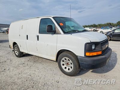 Czwarte zdjęcie samochodu z boku: 2012 CHEVROLET EXPRESS G1500 VIN:1GCSGAF45C1173077 - miniatura
