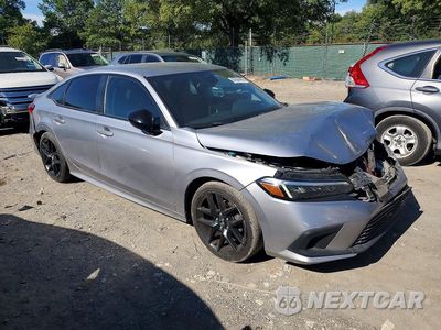 Czwarte zdjęcie samochodu z boku: 2022 HONDA CIVIC SPORT VIN:2HGFE2F54NH557847 - miniatura