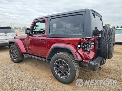 Drugie zdjęcie samochodu z przodu: 2021 JEEP WRANGLER SPORT VIN:1C4HJXAG5MW576013 - miniatura