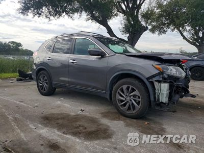 Czwarte zdjęcie samochodu z boku: 2016 NISSAN ROGUE SL VIN:5N1AT2MT4GC925574 - miniatura