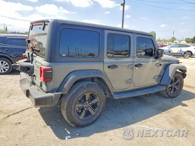Trzecie zdjęcie samochodu z tyłu: 2021 JEEP WRANGLER UNLIMITED SPORT VIN:1C4HJXDG2MW718653 - miniatura