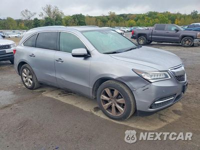 Czwarte zdjęcie samochodu z boku: 2016 ACURA MDX ADVANCE VIN:5FRYD4H94GB043476 - miniatura