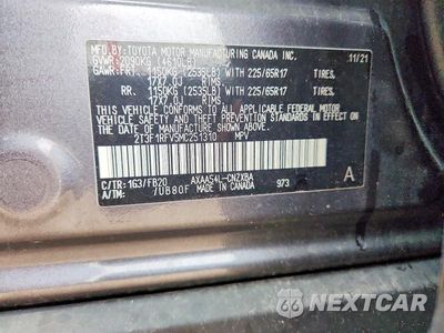 Zdjęcie 12 z 12 samochodu: 2021 TOYOTA RAV4 LE VIN:2T3F1RFV5MC251310 - miniatura