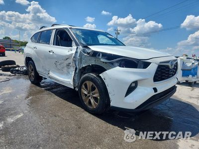Czwarte zdjęcie samochodu z boku: 2023 TOYOTA HIGHLANDER HYBRID BRONZE EDITION VIN:5TDABRCH8PS112671 - miniatura