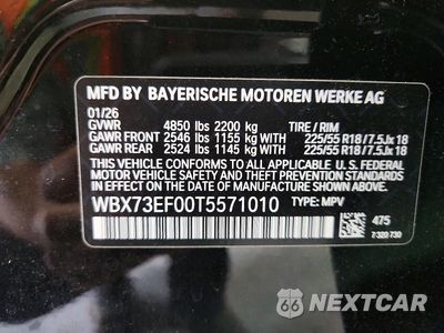 Zdjęcie 13 z 13 samochodu: 2026 BMW X1 XDRIVE28I VIN:WBX73EF00T5571010 - miniatura