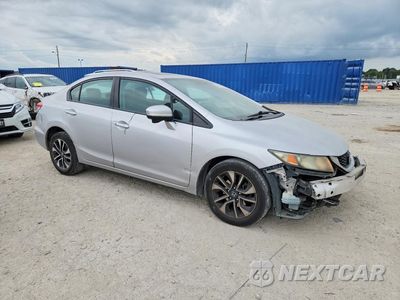 Czwarte zdjęcie samochodu z boku: 2014 HONDA CIVIC EX VIN:19XFB2F8XEE038718 - miniatura