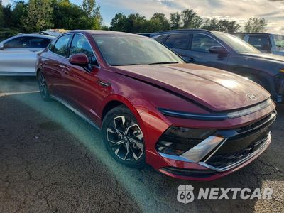 Czwarte zdjęcie samochodu z boku: 2024 HYUNDAI SONATA SEL VIN:KMHL64JA4RA369456 - miniatura