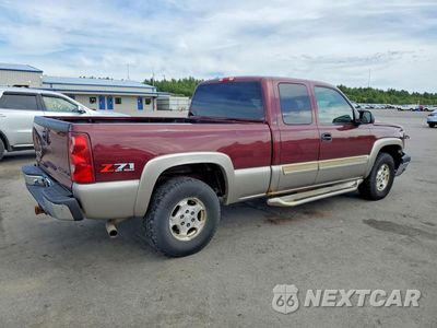 Trzecie zdjęcie samochodu z tyłu: 2003 CHEVROLET SILVERADO K1500 VIN:2GCEK19TX31115765 - miniatura