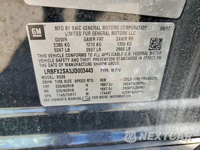 Zdjęcie 13 z 13 samochodu: 2018 BUICK ENVISION ESSENCE VIN:LRBFX2SA3JD003443 - miniatura