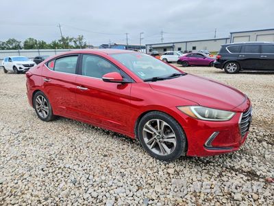 Czwarte zdjęcie samochodu z boku: 2017 HYUNDAI ELANTRA LIMITED VIN:5NPD84LF1HH071675 - miniatura