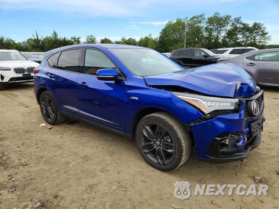 Czwarte zdjęcie samochodu z boku: 2019 ACURA RDX A-SPEC VIN:5J8TC2H64KL010607 - miniatura