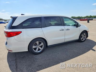 Trzecie zdjęcie samochodu z tyłu: 2020 HONDA ODYSSEY EXL VIN:5FNRL6H79LB053174 - miniatura