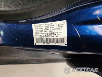 Zdjęcie 13 z 13 samochodu: 2003 HONDA CR-V EX VIN:SHSRD78883U147826 - miniatura