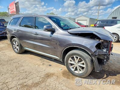 Czwarte zdjęcie samochodu z boku: 2016 DODGE DURANGO LIMITED VIN:1C4RDJDG5GC300697 - miniatura