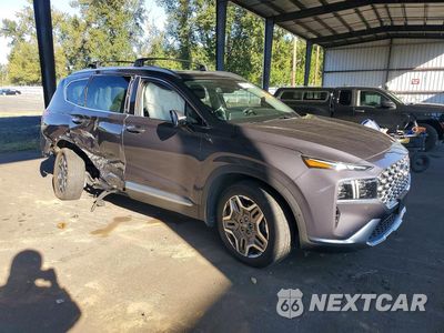 Czwarte zdjęcie samochodu z boku: 2022 HYUNDAI SANTA FE LIMITED VIN:KM8S5DA1XNU013858 - miniatura