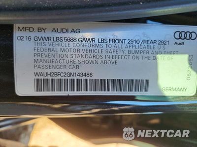 Zdjęcie 13 z 13 samochodu: 2016 AUDI S6 PRESTIGE VIN:WAUH2BFC2GN143486 - miniatura
