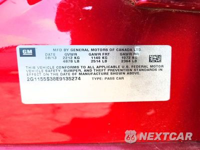 Zdjęcie 12 z 12 samochodu: 2014 CHEVROLET IMPALA LTZ VIN:2G1155S38E9135274 - miniatura