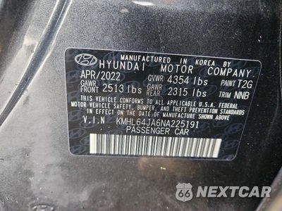 Zdjęcie 12 z 12 samochodu: 2022 HYUNDAI SONATA SEL VIN:KMHL64JA6NA225191 - miniatura