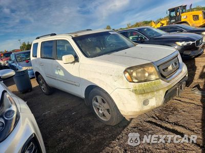 Czwarte zdjęcie samochodu z boku: 2011 HONDA PILOT EXL VIN:5FNYF4H50BB082731 - miniatura
