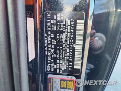 Zdjęcie 14 z 14 samochodu: 2017 KIA SORENTO SX V6 VIN:5XYPKDA5XHG242987 - miniatura