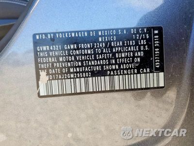 Zdjęcie 12 z 12 samochodu: 2016 VOLKSWAGEN JETTA SPORT VIN:3VWD17AJ2GM295802 - miniatura